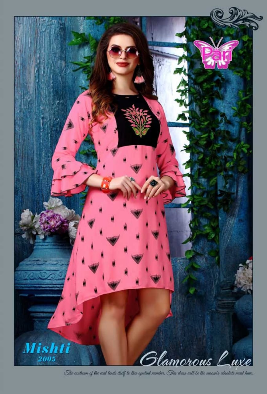 Pari Mishti 2 Heavy Rayon Casual Wear Printed Kurti